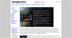 Desktop Screenshot of micdynamics.com