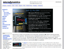 Tablet Screenshot of micdynamics.com